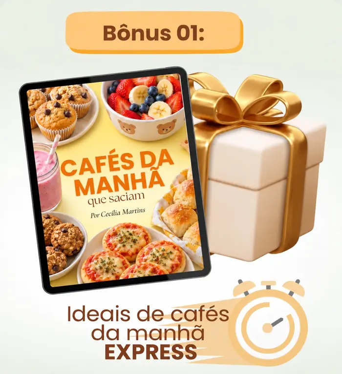 Capa do bônus 1: Cafés da Manhã que Saciam