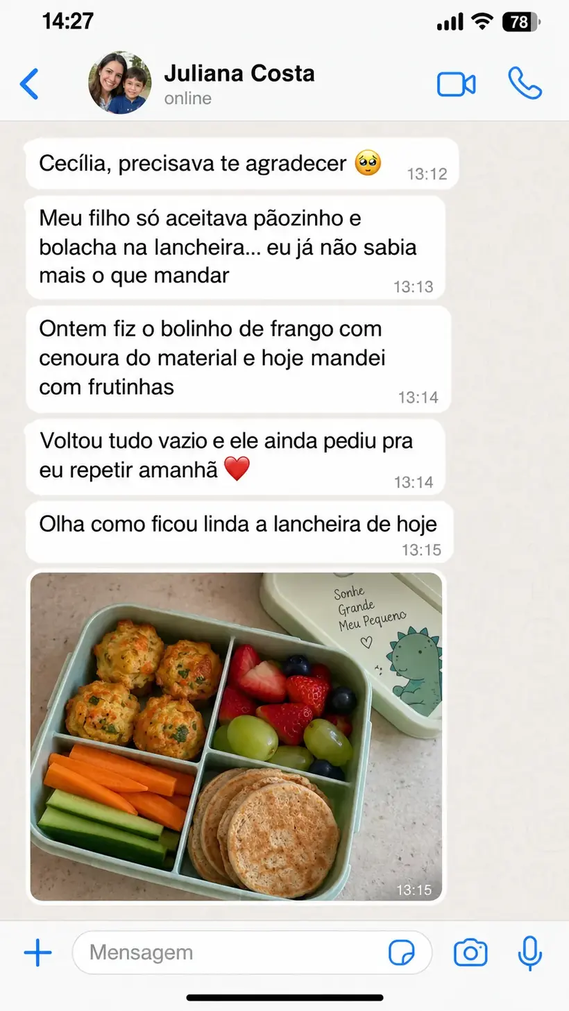Depoimento de uma mãe sobre o Lanches do Bem